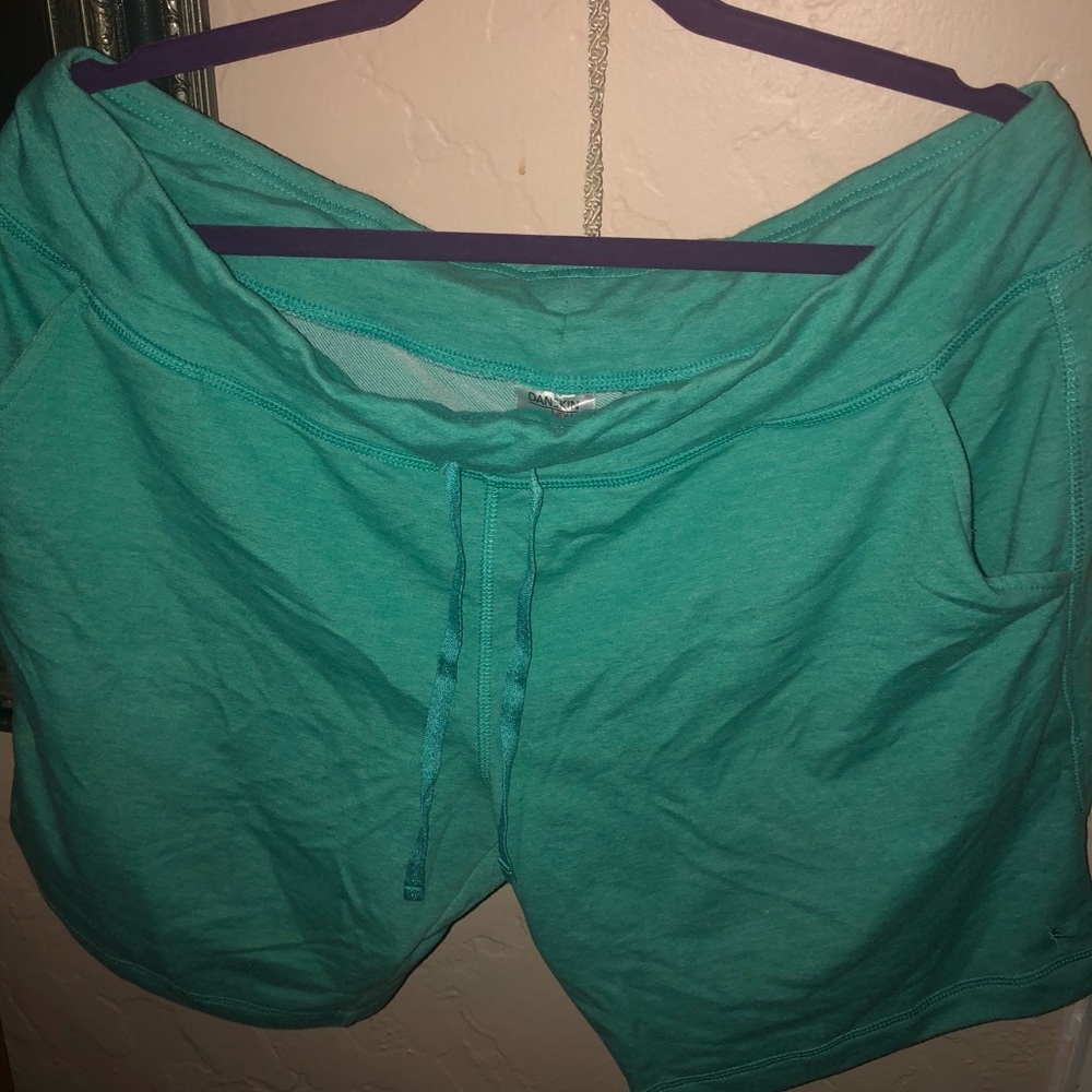 Green shorts